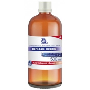 Перекис водню 3% - 0,5л 
