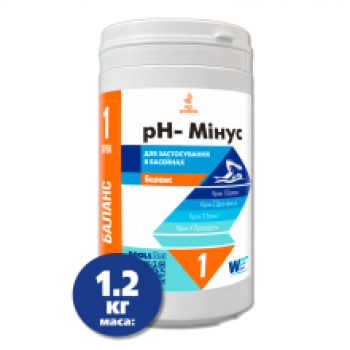 pH- (мінус) в гранулах 1.2кг (туба)
