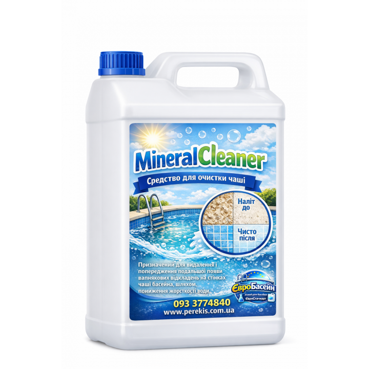 Мінерал Клінер (Mineral Cleaner) Засіб для очищення чаші басейну від мінеральних відкладень