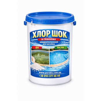 ХлорШок у гранулах для басейну – швидка дезінфекція води