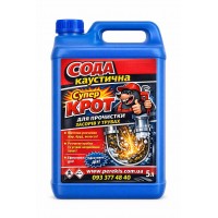 Сода каустична 5 л (гідроксид натрію, NaOH)