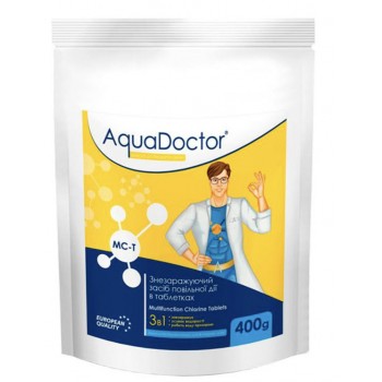 Хлор медленный 20 гр. 3 в 1 MC-T AquaDoctor Таблетки для длительной дезинфекции воды в бассейне купить в Одессе
